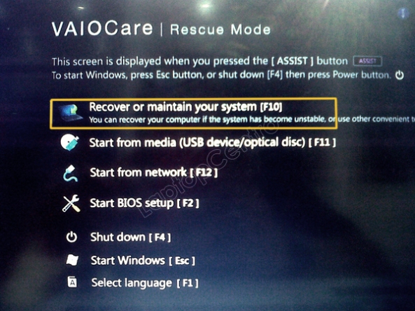 CD Recovery untuk notebook Sony VAIO