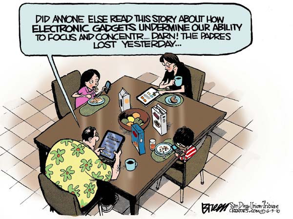 Gadget Menginvasi Manusia, apa benar?