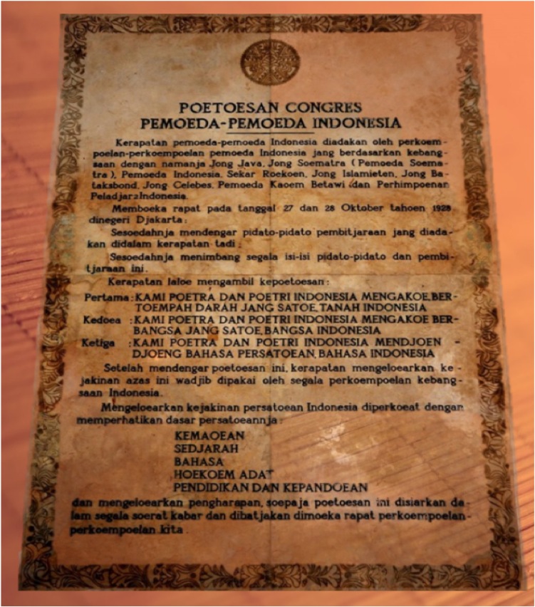Kisah Unik dibalik SUMPAH PEMUDA