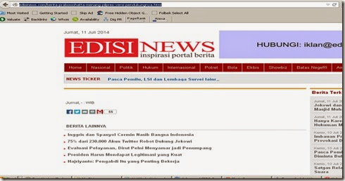 Membongkar Kebusukan Tim Cyber Jokowi Kesankan Data Rekap PKS Palsu di Edisinews