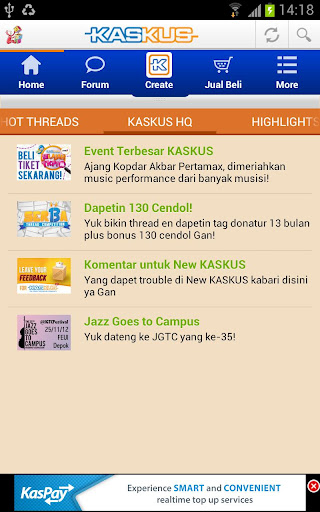 &#91;Resmi&#93; Aplikasi KASKUS untuk Android &#91;Posting tanpa Capcay gan&#93;