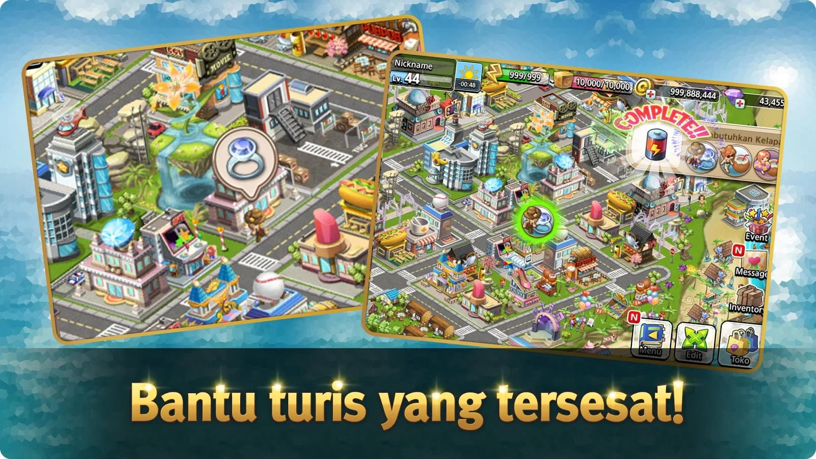 Game baru dan Seru Android GET RICH PROJECT "Indonesia"