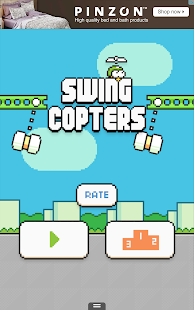 Gemes banget gan!! Swing Copters, Falppy Bird versi vertikal &#91;Smartphone game&#93;