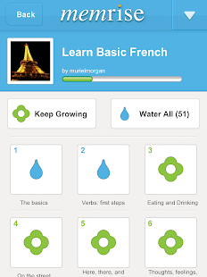 Memrise,belajar kosakata, bahasa, sejarah, ilmu pengetahuan, trivia dan hal-hal lain.