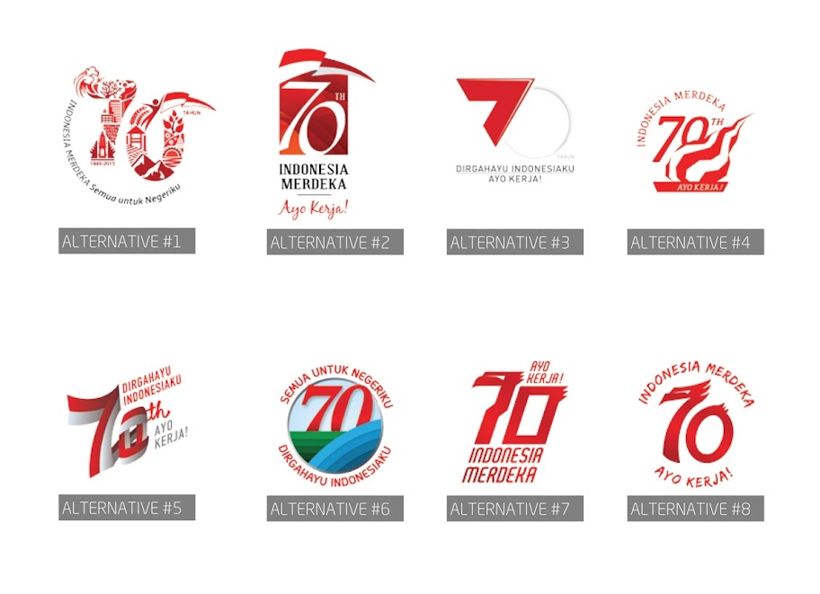 Proses Pembuatan Logo HUT Indonesia 70th, Agan tau?