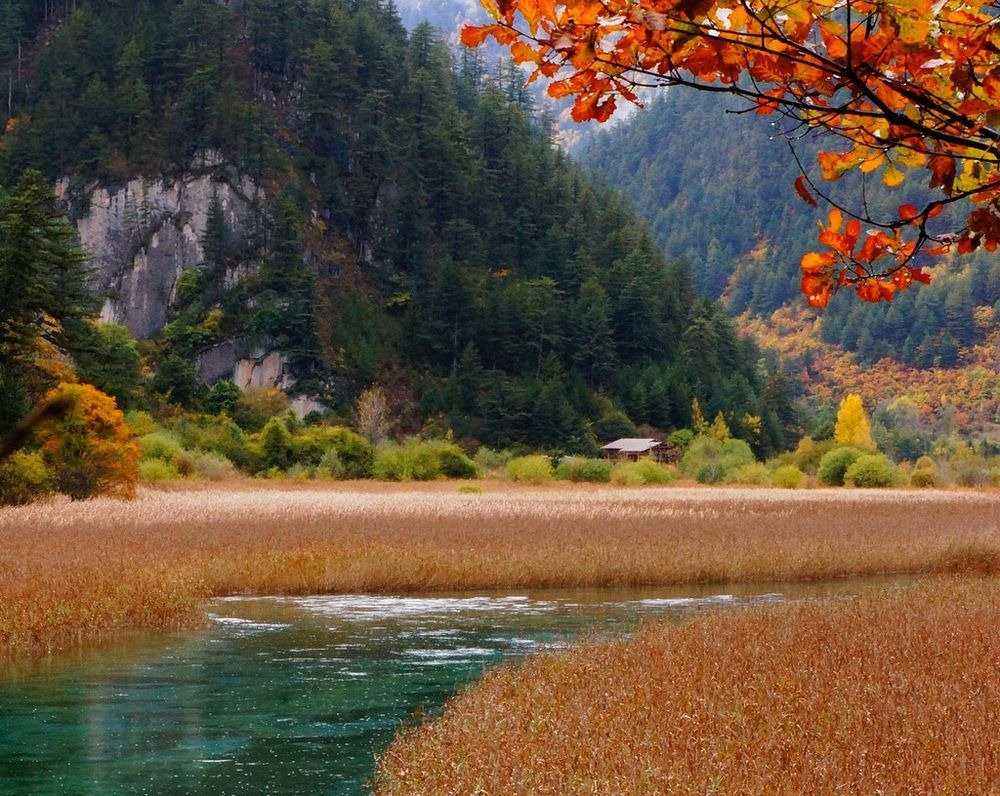 Danau Alpine Dan Air Terjun Jiuzhaigou