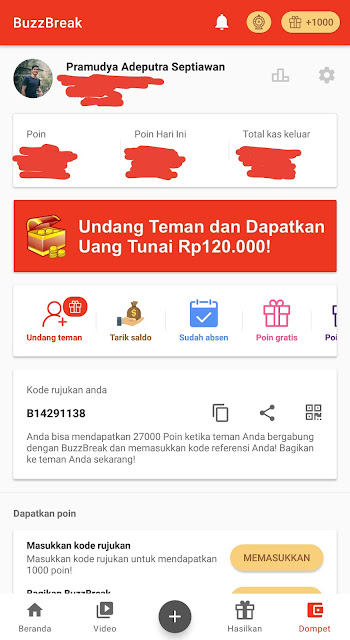 Dapatkan Uang dari Membaca dengan Aplikasi BuzzBreak