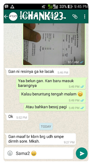 Kumpulan Testimoni lapak Ichank123