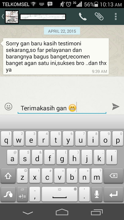 Kumpulan Testimoni lapak Ichank123
