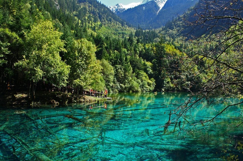 Danau Alpine Dan Air Terjun Jiuzhaigou