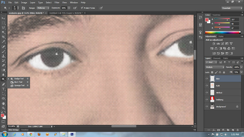 &#91;TUTORIAL&#93; Reouch/Recolour Gambar jadul dengan soto kambing