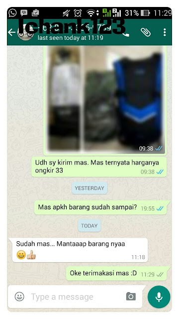 Kumpulan Testimoni lapak Ichank123