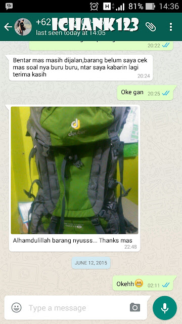 Kumpulan Testimoni lapak Ichank123