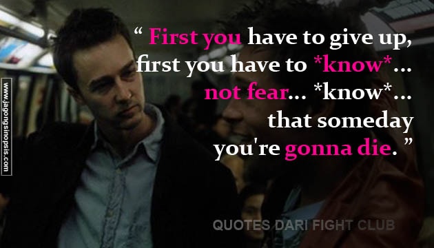 18 Quote Keren Dari Fight Club | KASKUS