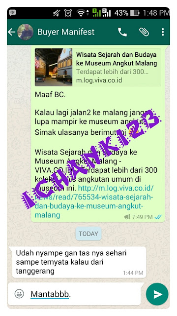 Kumpulan Testimoni lapak Ichank123