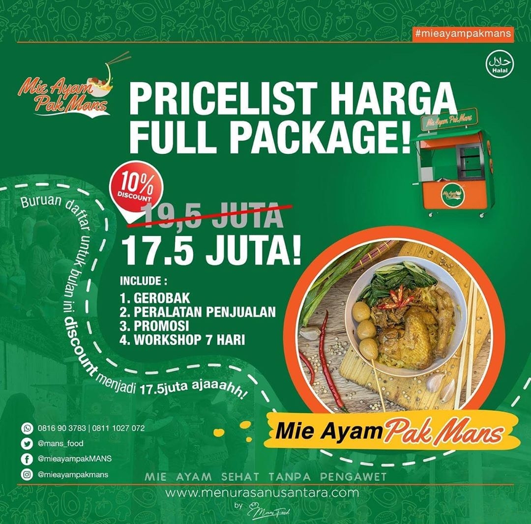 Menjadi Pebisnis Dengan Mie Ayam Pak Mans Kaskus