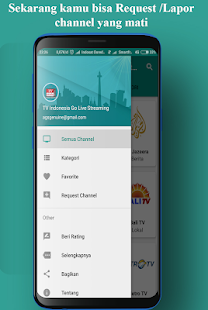 Aplikasi nonton Tv indonesia dan sport live streaming HD
