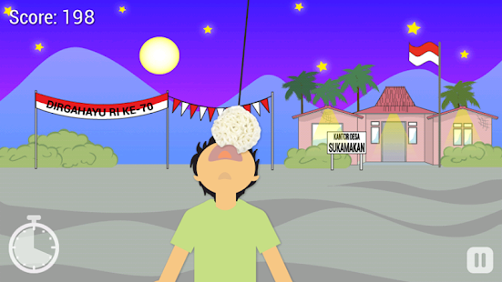 &#91;Share&#93; Ini cara ane Memperingati HUT RI ke-70: Bikin Game 17-an Makan Kerupuk