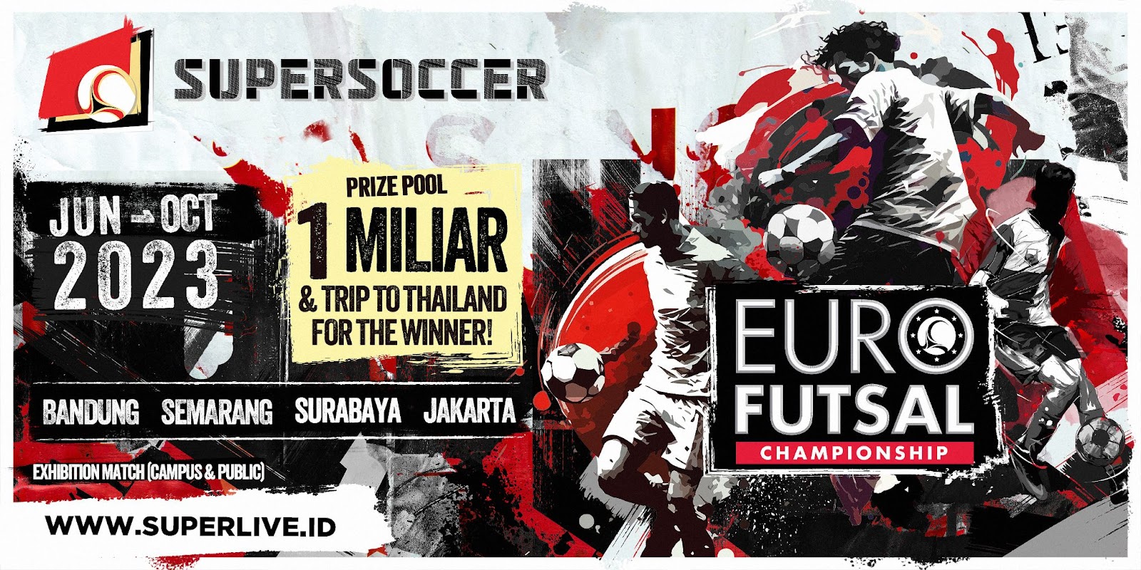  12 Tim Perebutkan Tiket Grand Final SuperSoccer Euro Futsal Championship 202