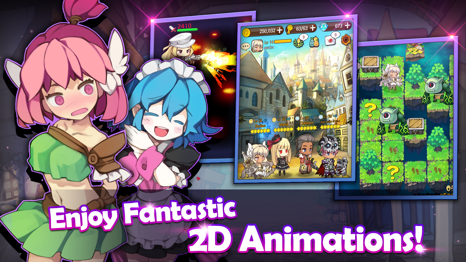 &laquo;Android&raquo; Retimo Adventure ✖ Turn-Based 2D chibi