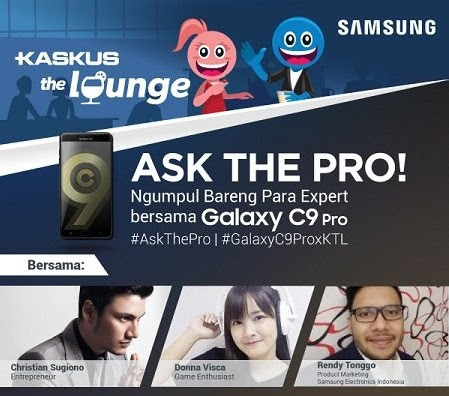 FR: KTL Samsung C9 Pro - Donna Visca Gamer Cantik Ungkap Rahasianya di Acara Ini