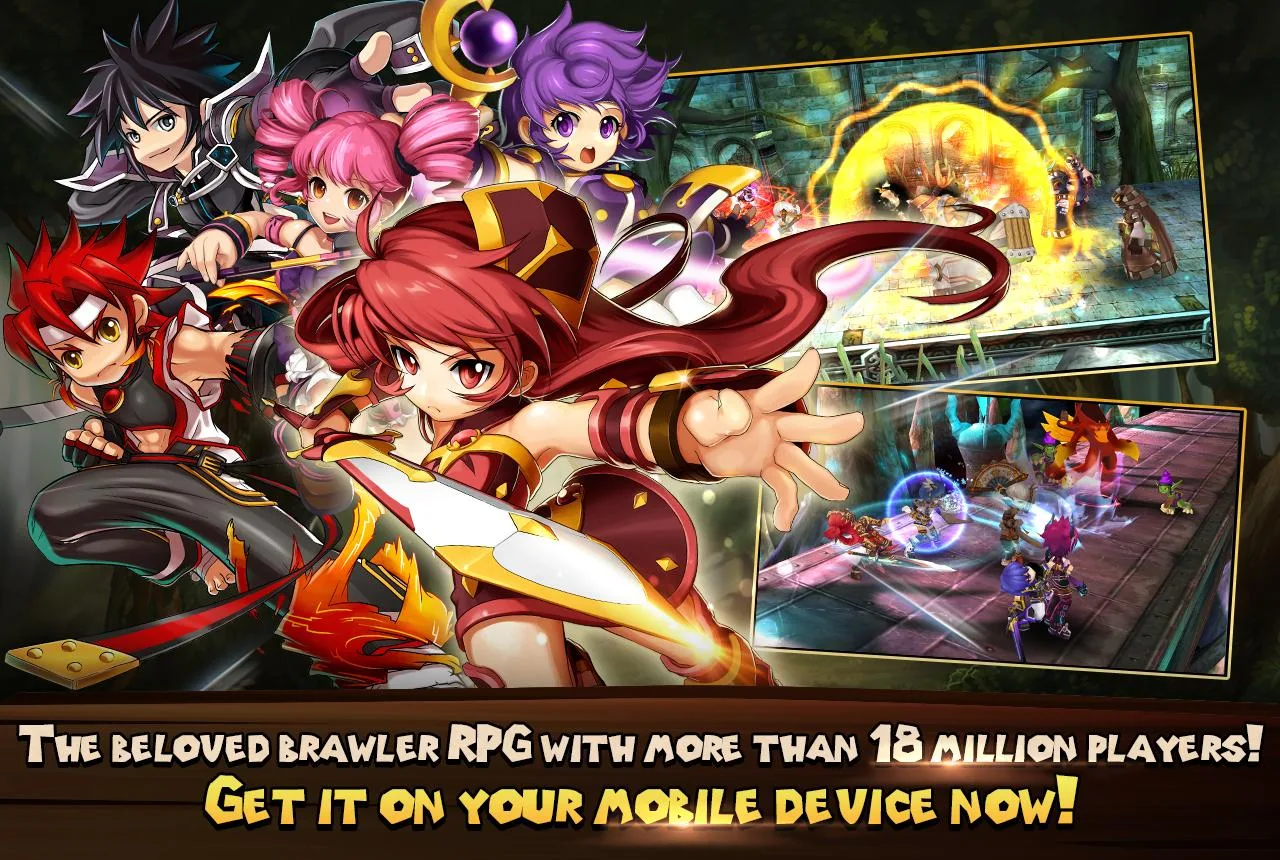 «Android/iOS» Grand Chase M ✖ Tap-Action, Human-Type Paling di cari