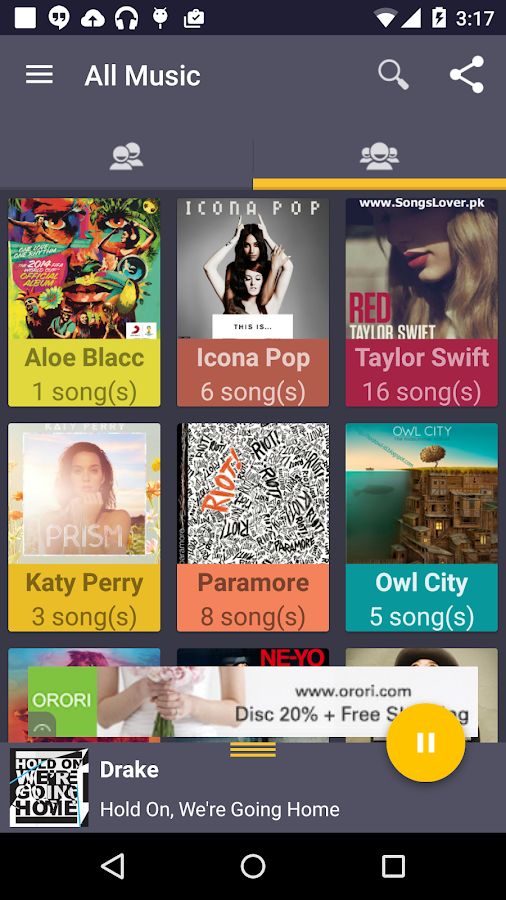 HERTZ, Online Streaming Radio and Music Player