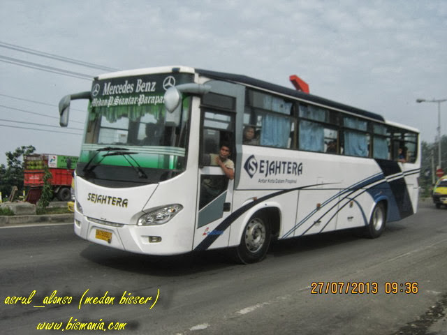 Mengenal Bus Yang Viral Di Sumatera,Bus &quot;SEJAHTERA&quot; Si Duta Wisata Danau Toba