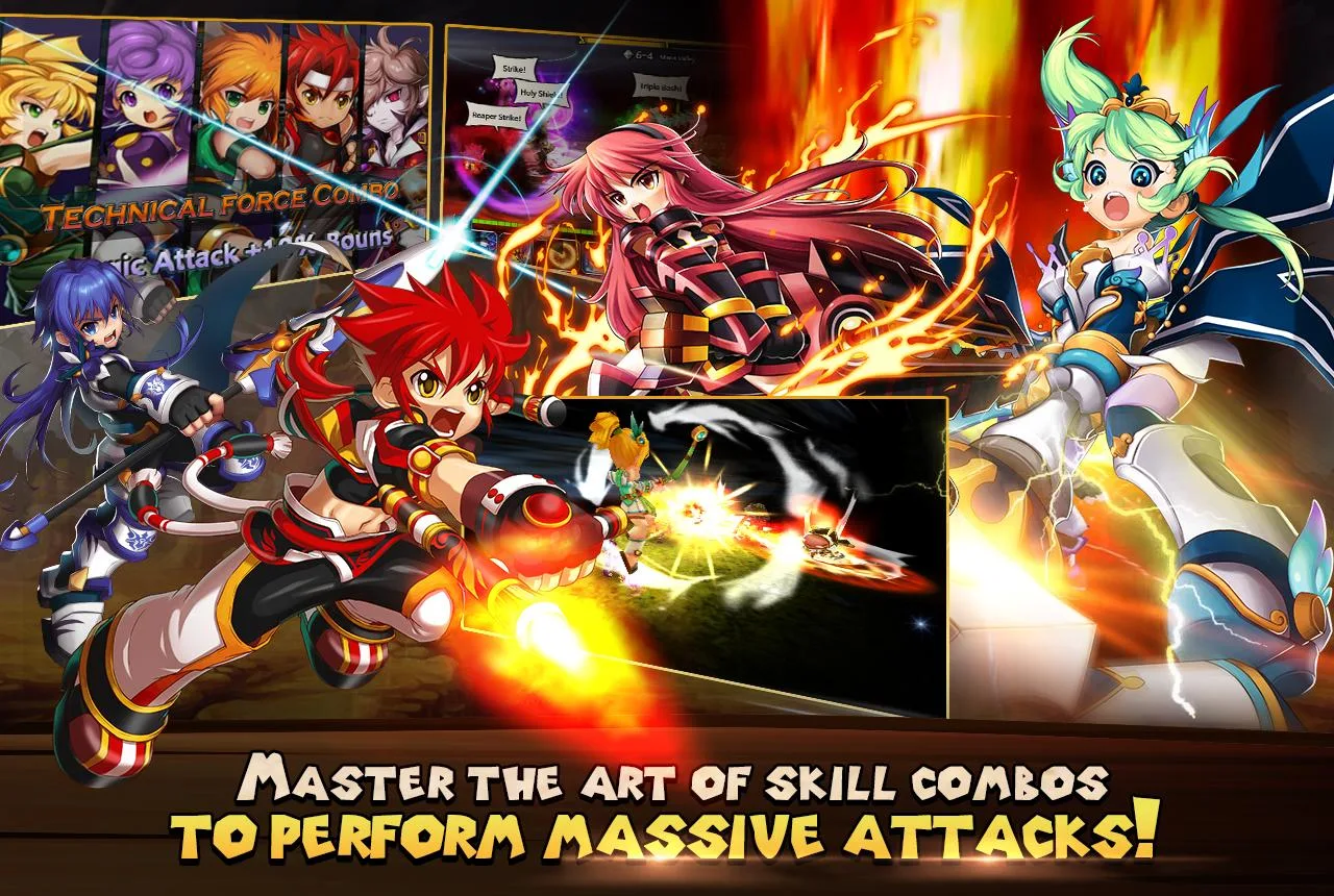 «Android/iOS» Grand Chase M ✖ Tap-Action, Human-Type Paling di cari