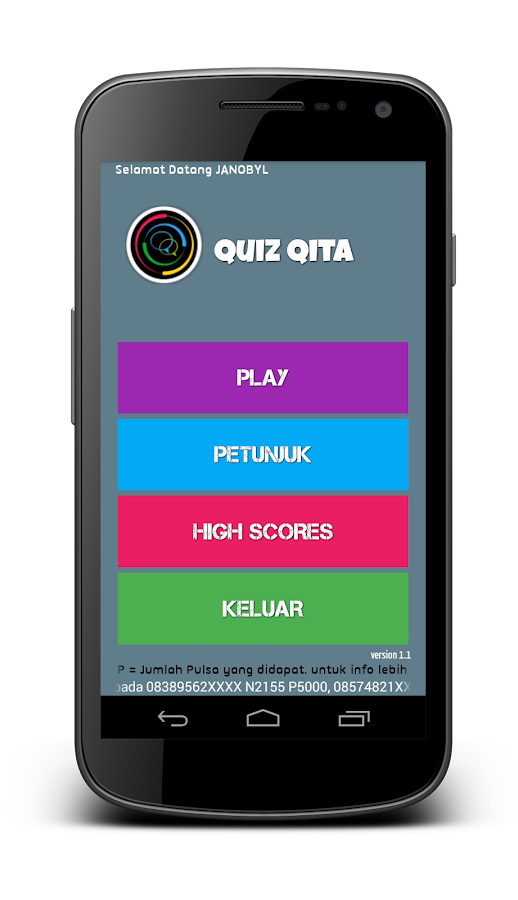 QUIZ QITA - GAMES BERHADIAH PULSA (BUATAN ANE GAN)