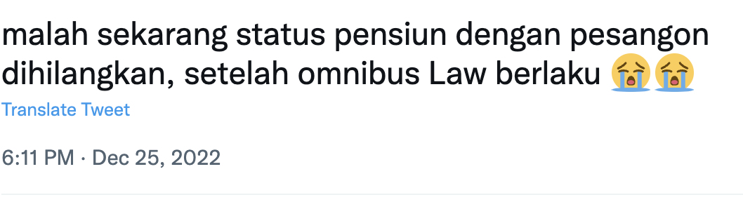 Peraturan Kerja 2023, Pesangon Dihilangkan?