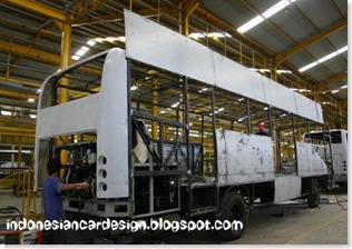 Inilah Proses Pembuatan Body Bus di Karoseri
