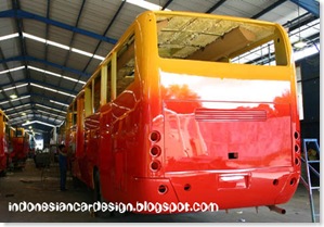 Inilah Proses Pembuatan Body Bus di Karoseri