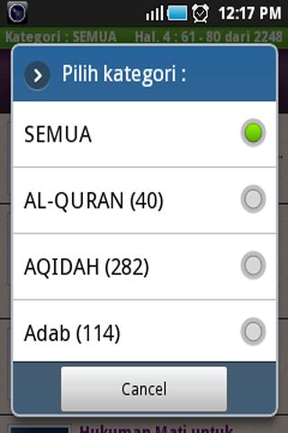 Aplikasi Android &quot;Islam Menjawab&quot; 2250 kumpulan tanya jawab tentang Islam