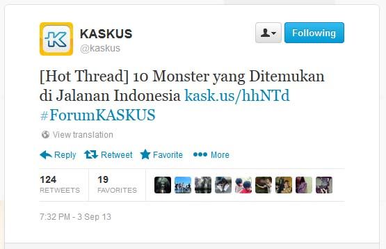 (++Pic) Menghebohkan Dunia! di Indonesia ditemukan 10 Monster di Jalan
