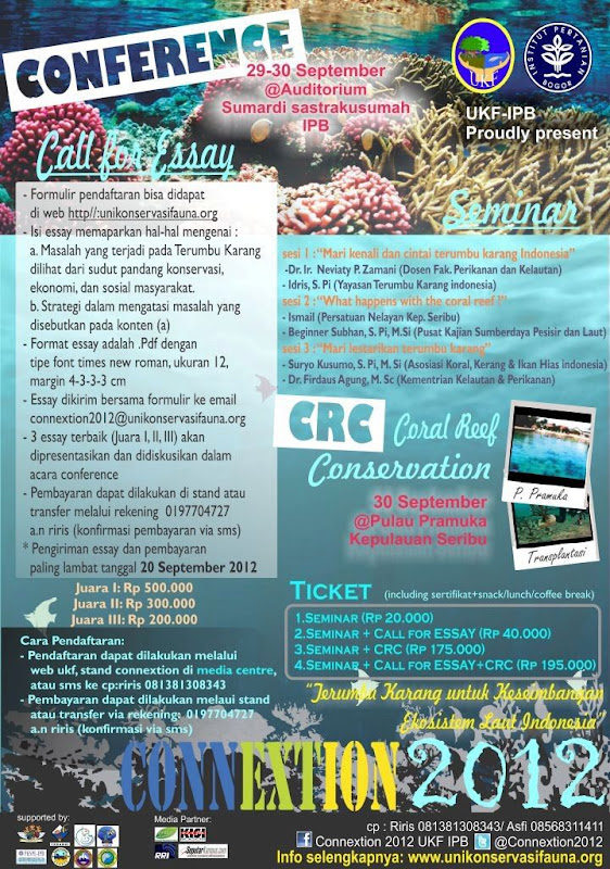 Seminar Nasional & CRC Terumbu Karang UKF 2012