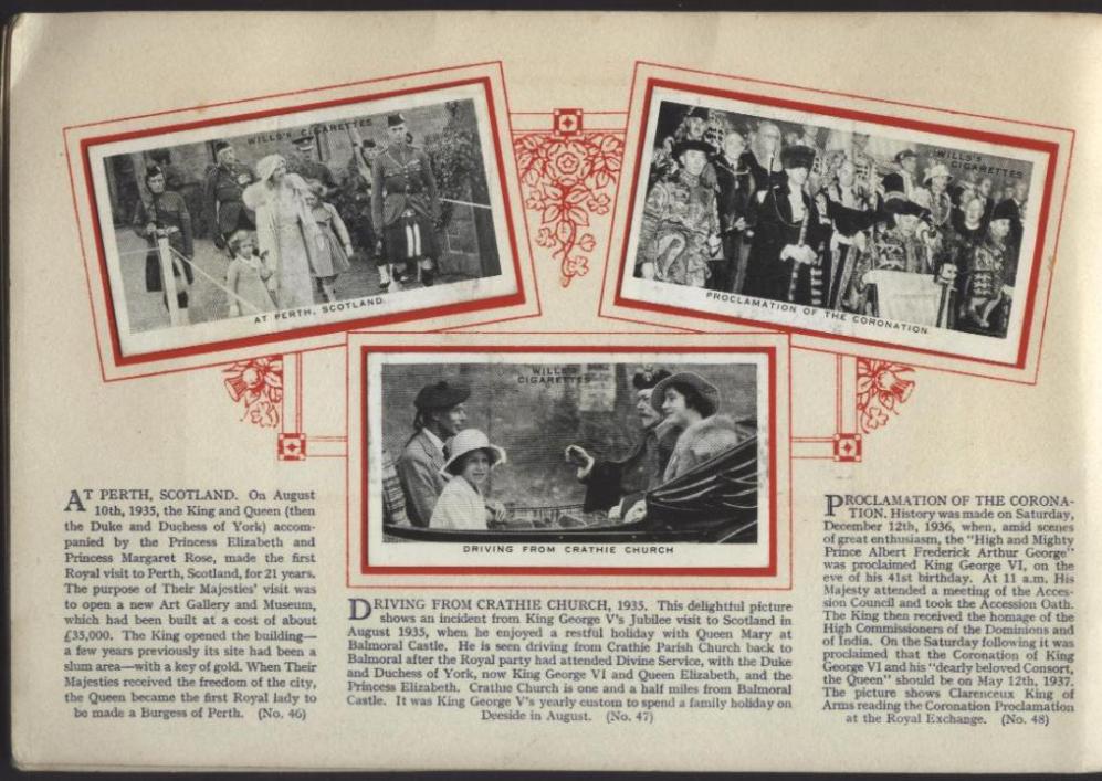 Koleksi 50 bh. Cigarette cards / Kartu rokok yang diterbitkan th. 1937 Raja George VI