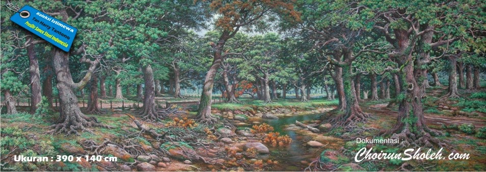 Lukisan Pemandangan Alam Karya Choirun Sholeh