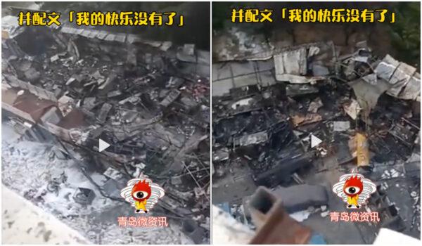 Kebakaran Hebat Gerbang Utara Shandong University of Science and Technology, Tiongkok