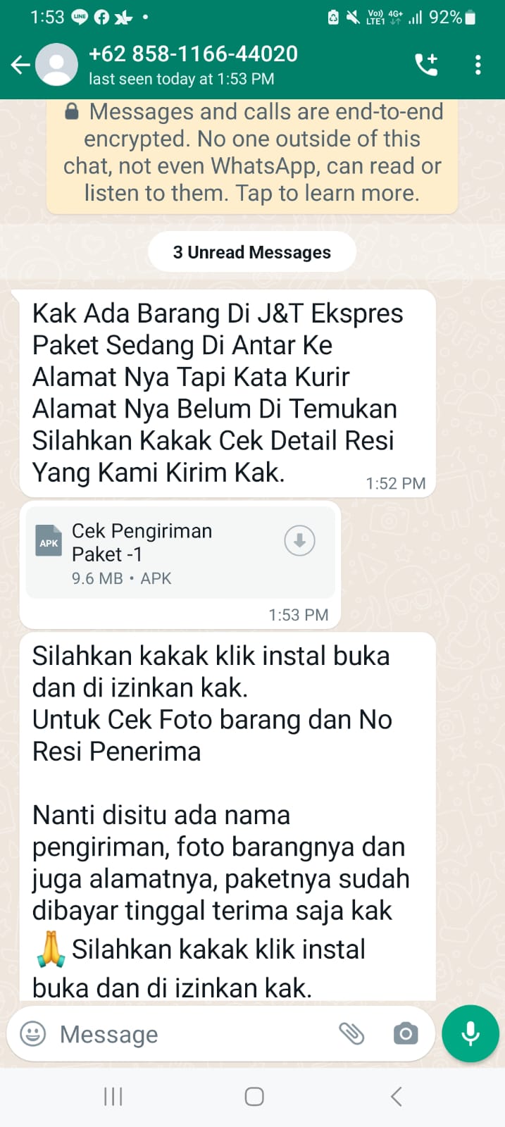 Penipuan Meresahkan Lewat Whatsapp Makin Merajalela! Waspada, GanSis!