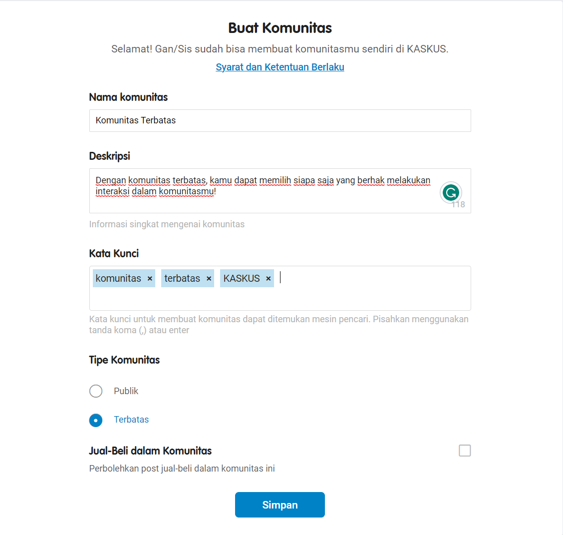 Create Your Own Safe Community, Sekarang Bisa Set ‘Komunitas Terbatas’!