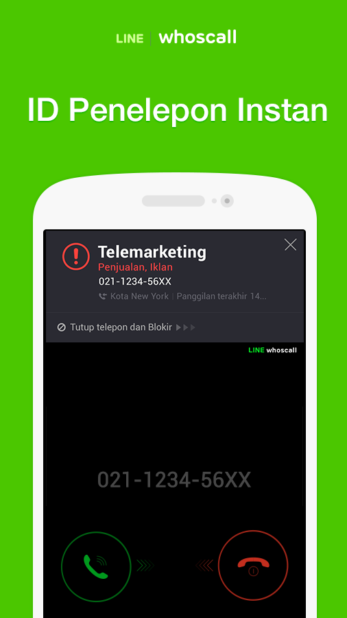 Aplikasi Call Block And SMS Block LINE Who'S Calling