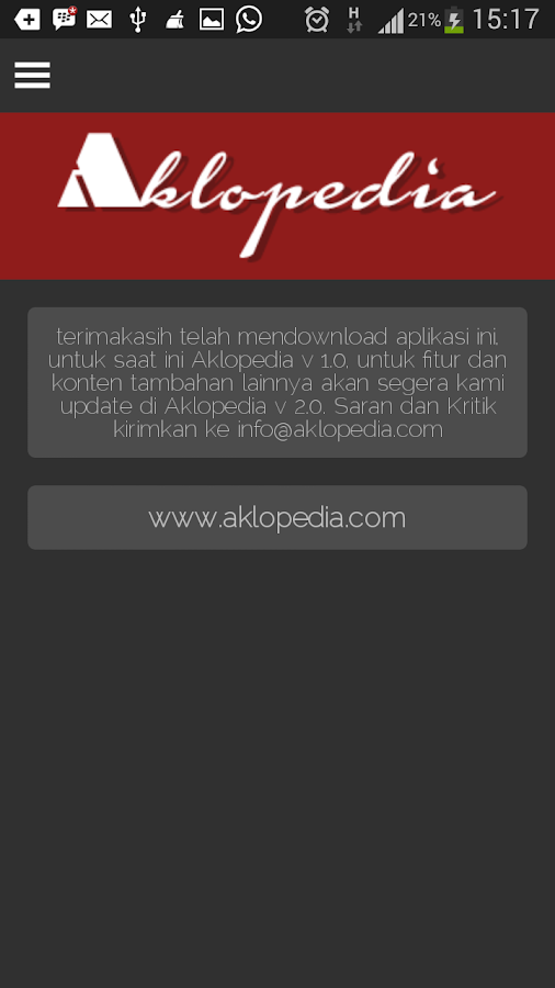 Aplikasi Reptile berbahasa Indonesia &quot;AKLOPEDIA&quot; pertama di Dunia