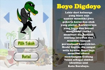 Game Andoid &quot;SuroBoyo Mbois&quot; Karya anak Bangsa