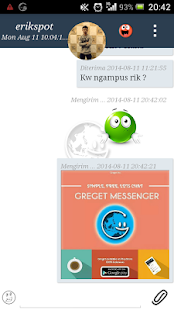 &quot;GREGET MESSENGER&quot; Aplikasi Chat Buatan Anak Bangsa&#91;ANDROID&#93;