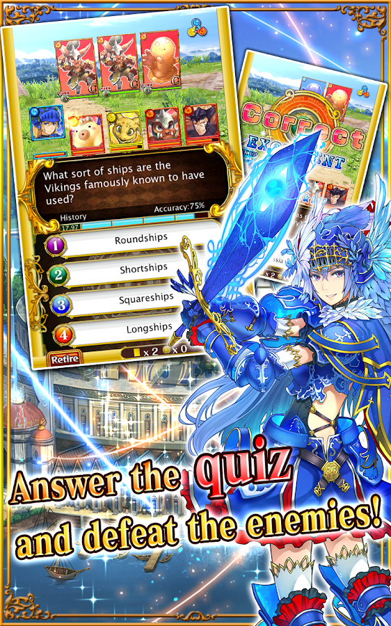&#91;iOs / Android&#93; Quiz RPG World of Mystic Wiz