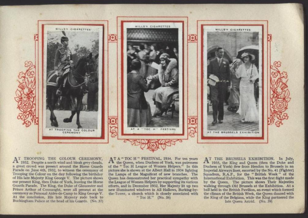 Koleksi 50 bh. Cigarette cards / Kartu rokok yang diterbitkan th. 1937 Raja George VI