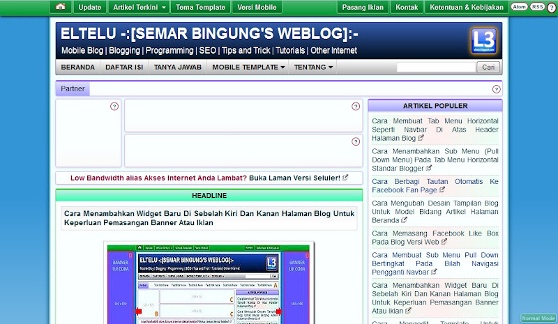 &#91;SHARE&#93; Pamerkan DESAIN BLOG Agan DI SINI Yuuukkk...!