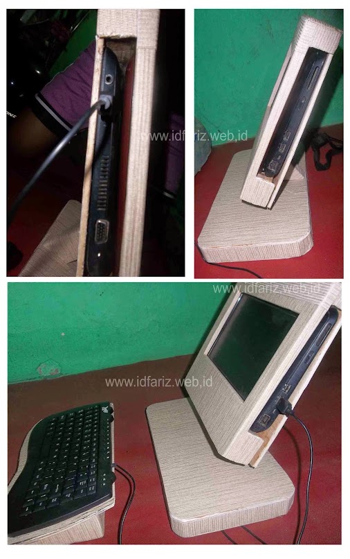 Menyulap Laptop Dengan Kayu