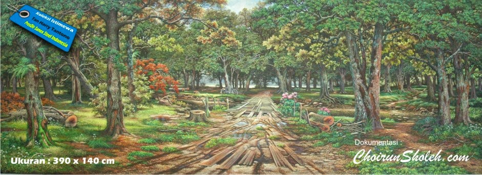 Lukisan Pemandangan Alam Karya Choirun Sholeh